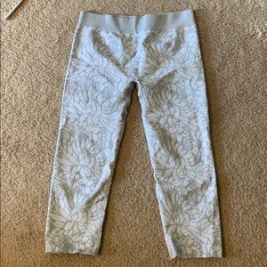 Fabletics floral workout capris